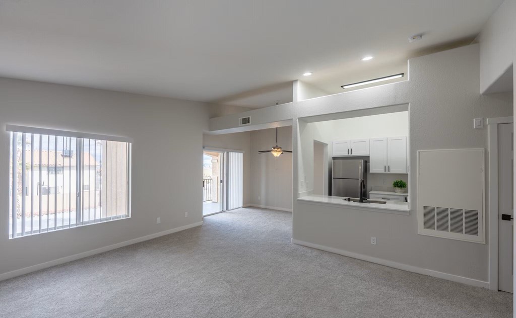 A spacious living with open concept.