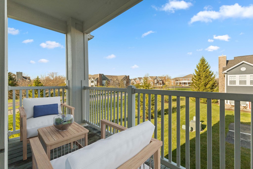 Balcony with great views