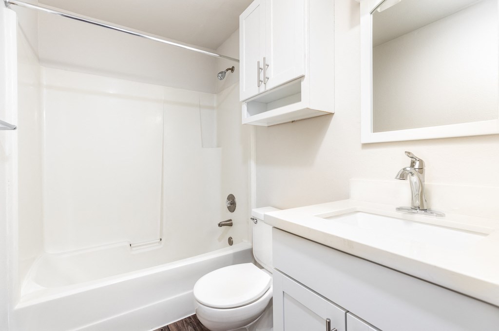 White Cabinetry, Undermount Sink at Cedar Heights, Kirkland Washington