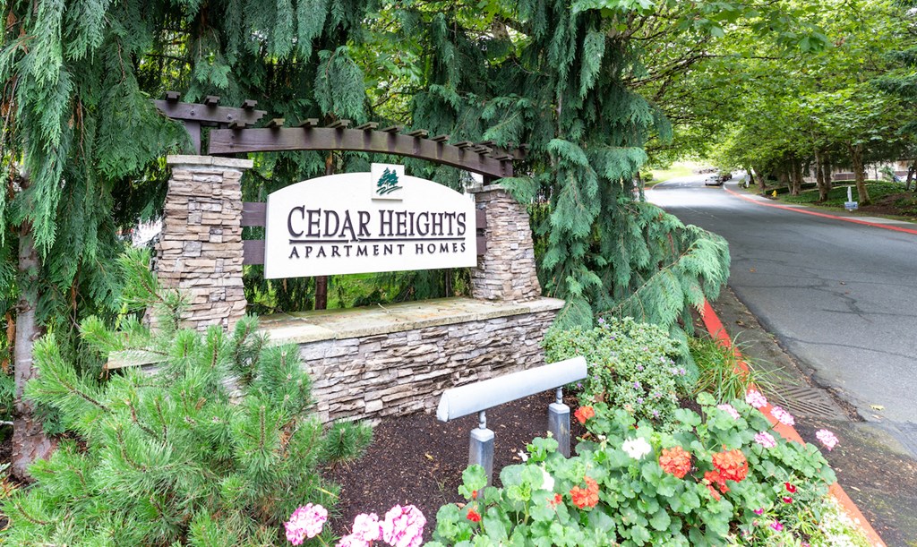 Entry at Cedar Heights, Kirkland