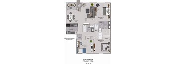 Three Bedroom Two Bath