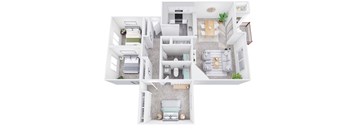 LG Three Bedroom Two Bath