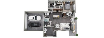 One Bedroom, 2 Baths, Den, 2 Car Garage, 1st Floor