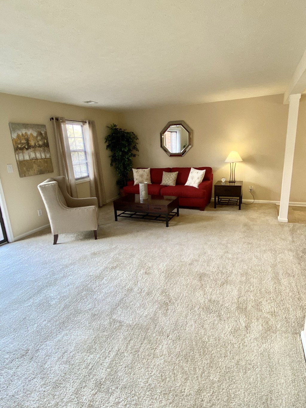 Large Sunny 2BD Living Room