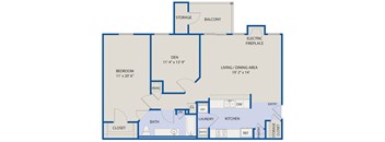 1 Bedroom With Den - Phase I
