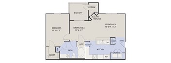 Large 1 Bedroom- Phase II