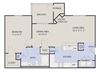 Large 1 Bedroom- Phase II Large 1 Bedroom- Phase II