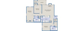 3 Bedrooms 2 Baths- Phase I