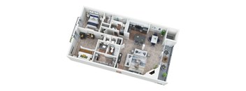 Large Two Bedrooms Two Baths