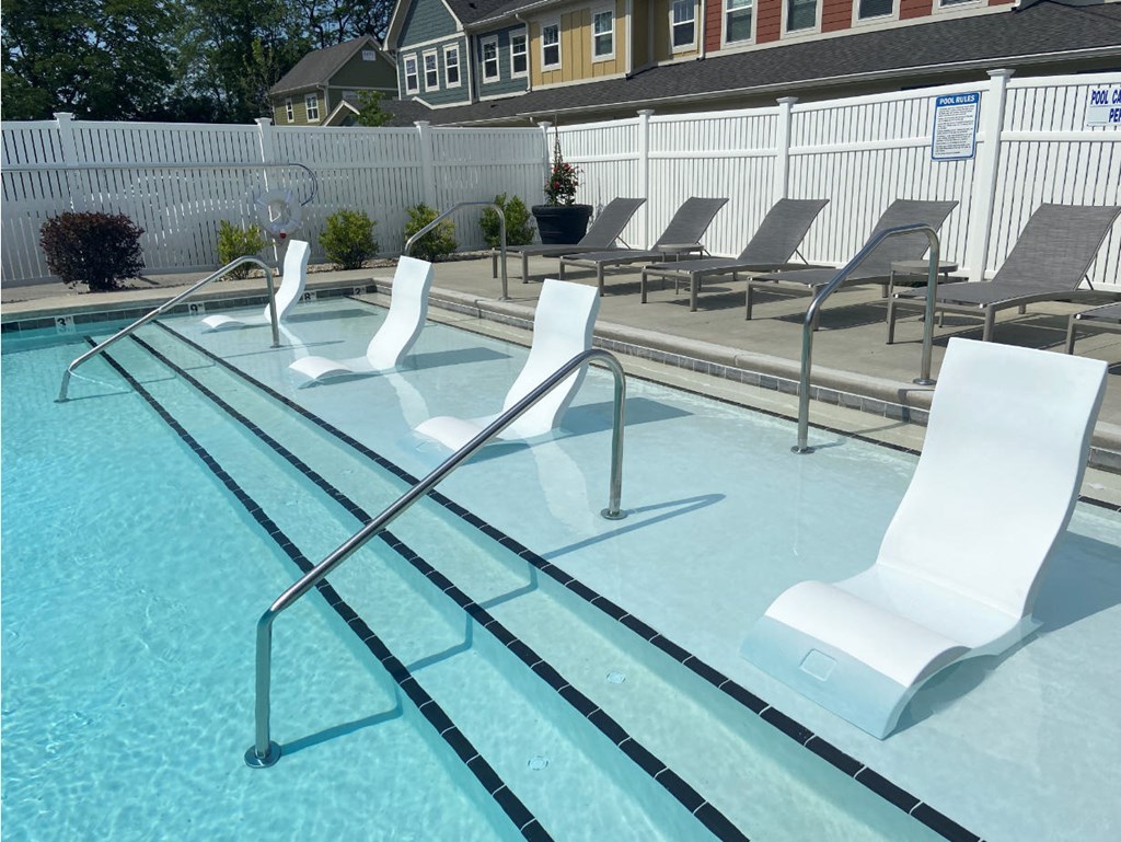 Relax  on Pool Shelf