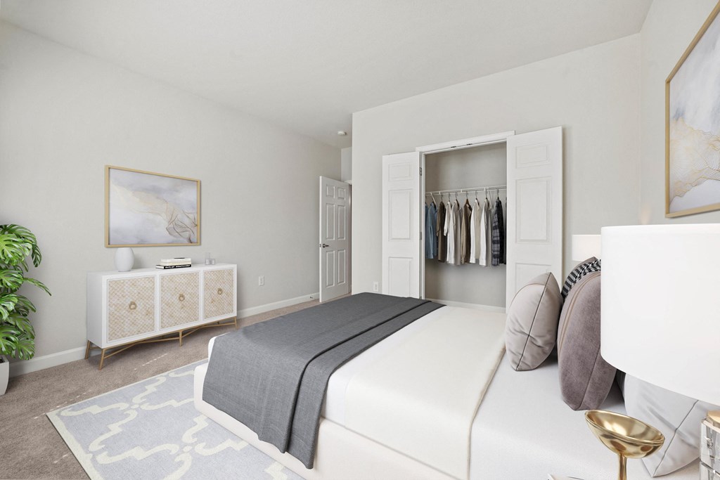 Large Guest Bedroom with Closet