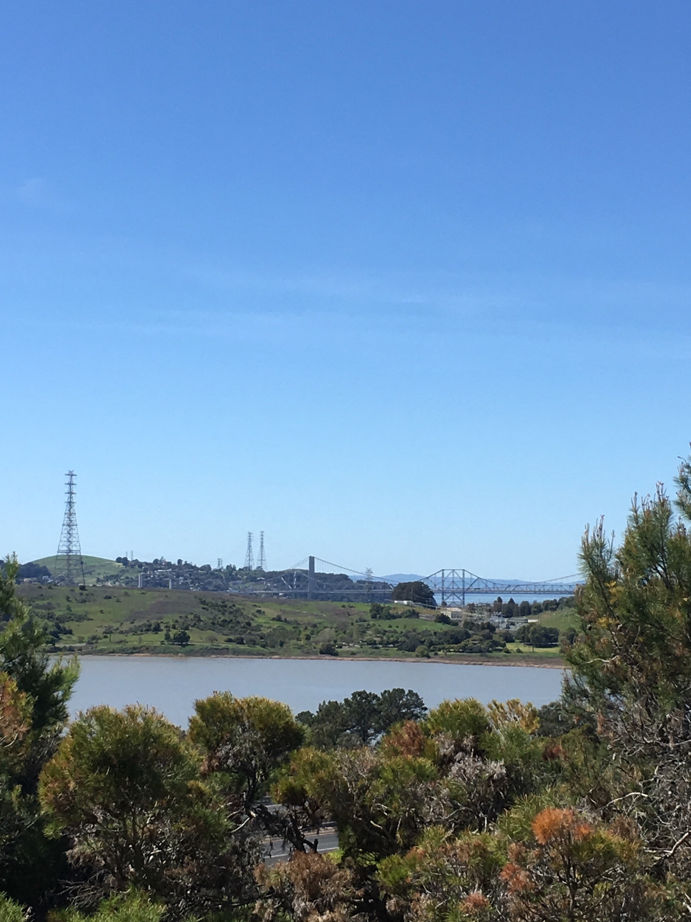 Awesome water views along community. Natural landscape slopes at Club Pacifica, Benicia, CA 94510