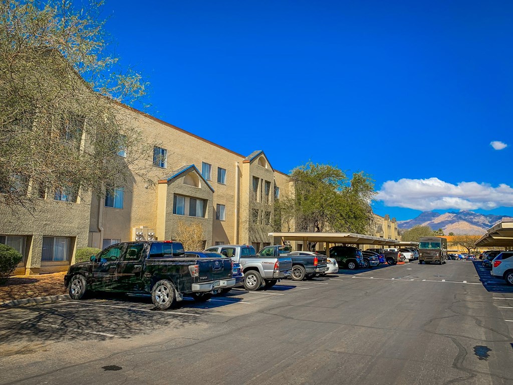 Ample Parking Space at Pavilions at Pantano Apartments, Tucson, AZ