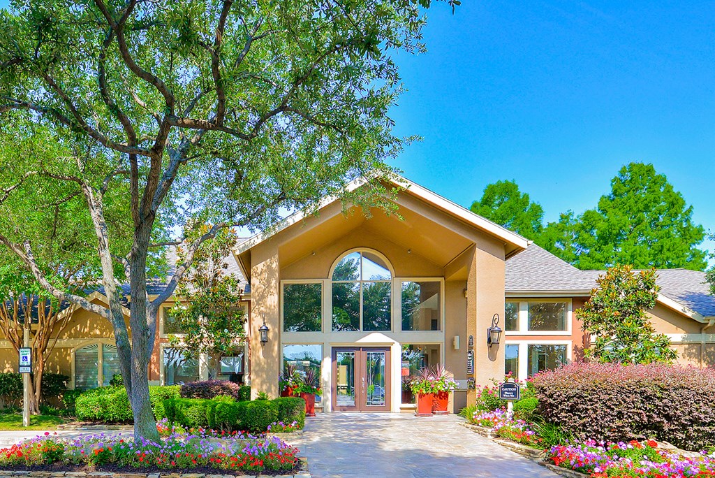 Leasing office entrance at Winsted at Valley Ranch, Irving, TX