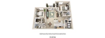 2 bedroom 2 bathroom patio balcony Estancia Apartments for rent south Tulsa Oklahoma