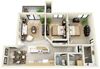 Downstairs 2 BD /1 BT