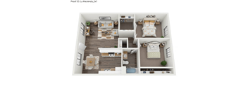 Two Bedroom 1012sqft at La Hacienda Apartment, Tucson, AZ, Arizona