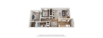 2 bed 1 bath at Prairie Commons - 55+ Senior Community Apartments, Lawrence 66049