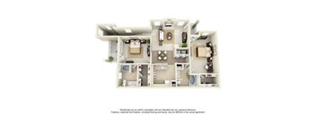 Plan B4 - 2 Bed 2 Bath