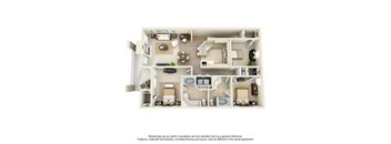 Plan C1 - 3 Bed 2 Bath