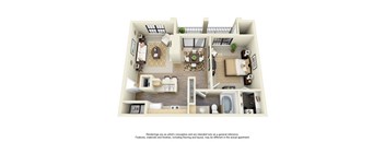 1 Bed 1 Bath - C