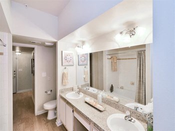 Huge double vanity 2 sinks, For Rent, Montfort Place in North Dallas, TX - Photo Gallery 17