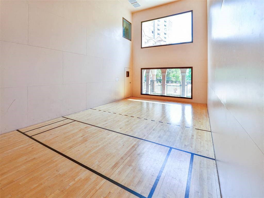 Racquetball Court on The Villas at Katy Trail in Uptown Dallas, TX, For Rent. Now leasing Studio, 1, 2 and 3 bedroom apartments.