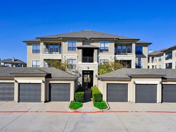 Covered garages of Cypress Lake at Stonebriar Apartments in Frisco, TX, For Rent. Now leasing 1, 2 and 3 bedroom apartments. - Photo Gallery 2