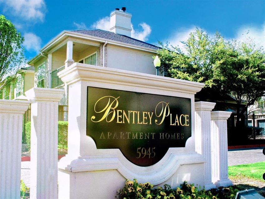Front entrance of Bentley Place at Willow Bend Apartments in West Plano, TX, For Rent. Now leasing 1, 2, and 3 bedroom apartments. - Photo Gallery 1