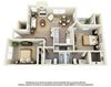2 Bed 2 Bath Small