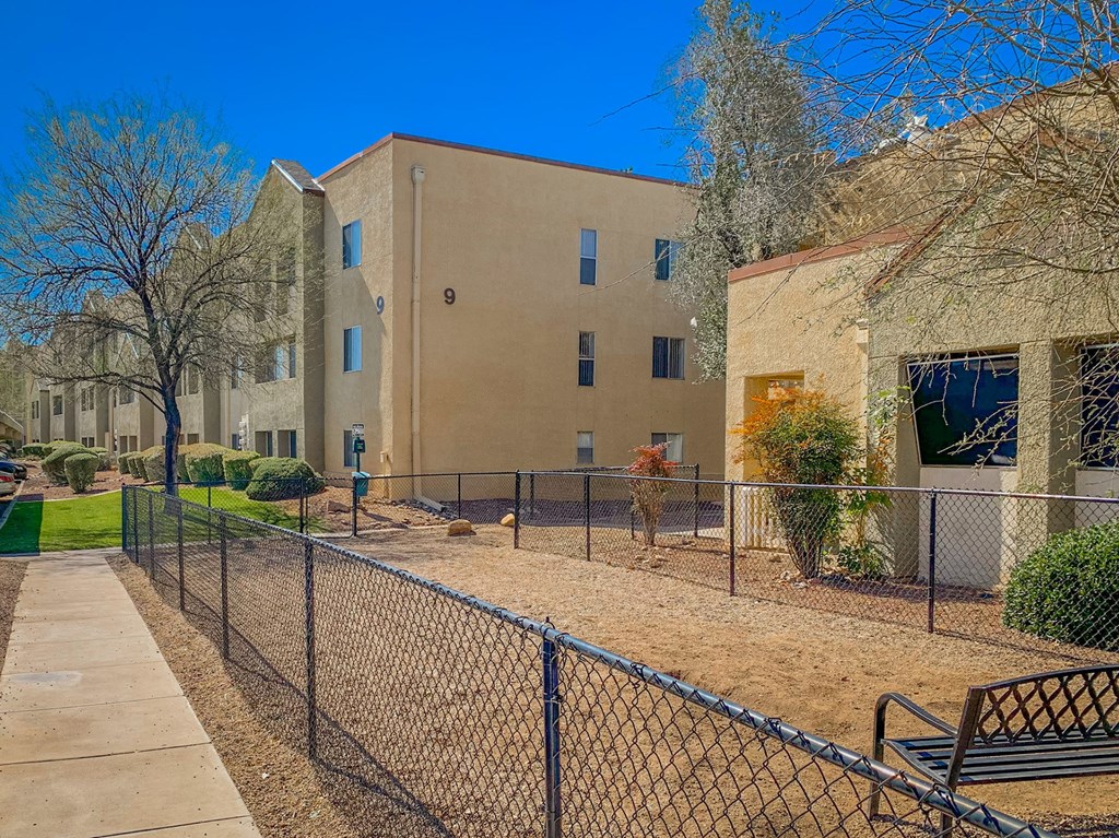 Dog park at Pavilions at Pantano Apartments in Tucson, AZ!