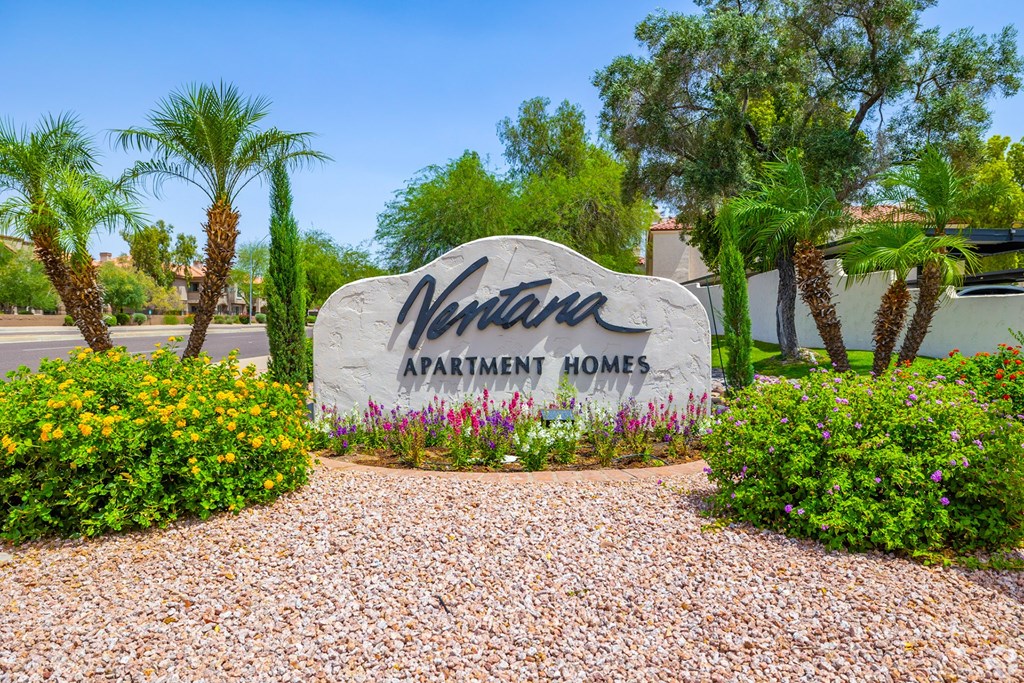 Welcoming Signage at Ventana, Scottsdale