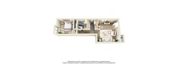 1B 562sqft at Pavilions at Pantano Apartments, Tucson, 85710