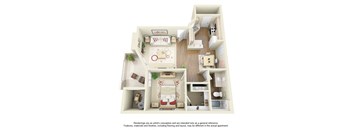 B1 Floor Plan at Ventana, Scottsdale, AZ, 85260