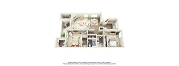 C1 Floor Plan at Ventana, Scottsdale, Arizona