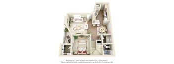 E1 Floor Plan at Ventana, Scottsdale, AZ, 85260