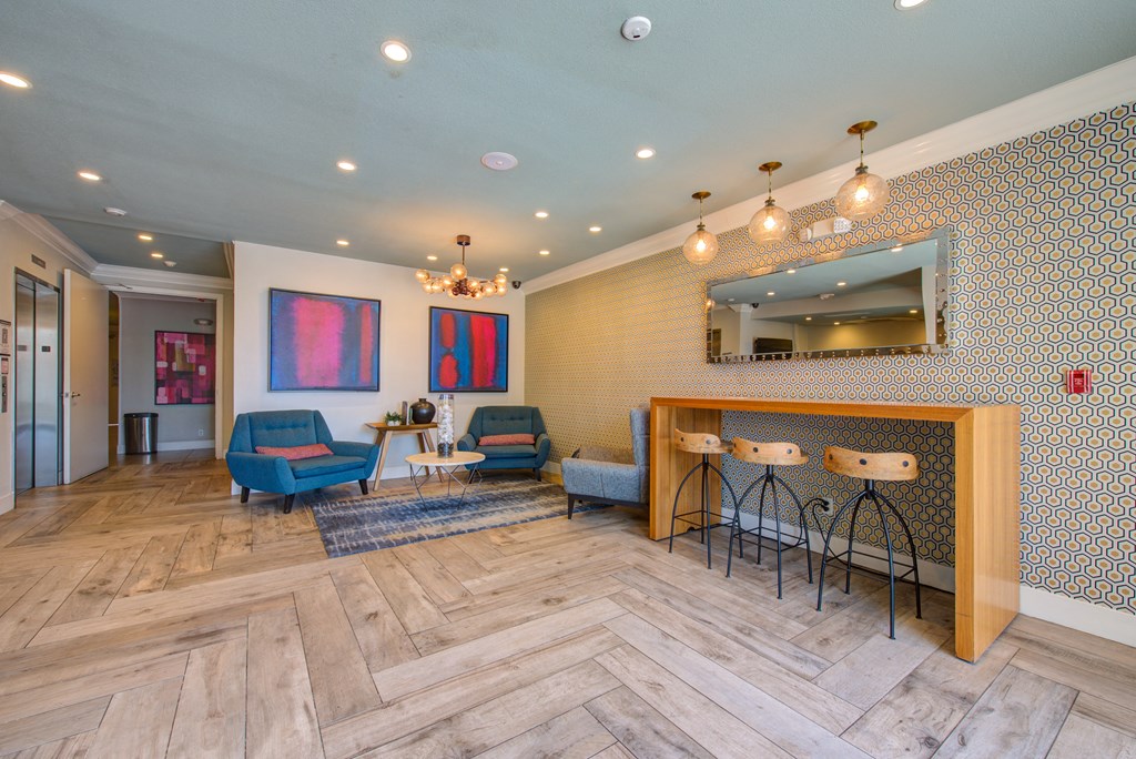 the lobby at 353 sacramento street