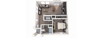 1Bed 1Bath 645sqft at Hampton Meridian, Arizona, 85120