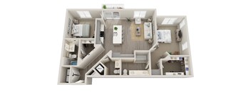a floor plan of a 1 bedroom192 sq ft