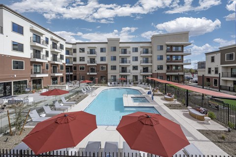 Pool With Sundecks at Icon @ Cooley Station, Gilbert, AZ 85295