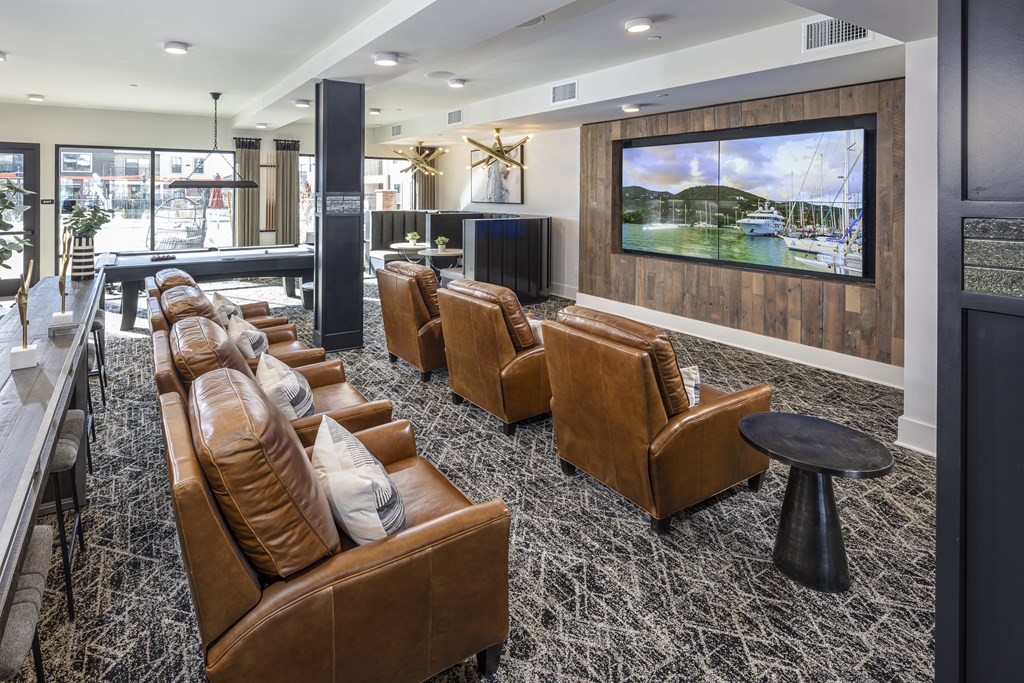 Icon at Cooley Station-apartment clubhouse movie theater