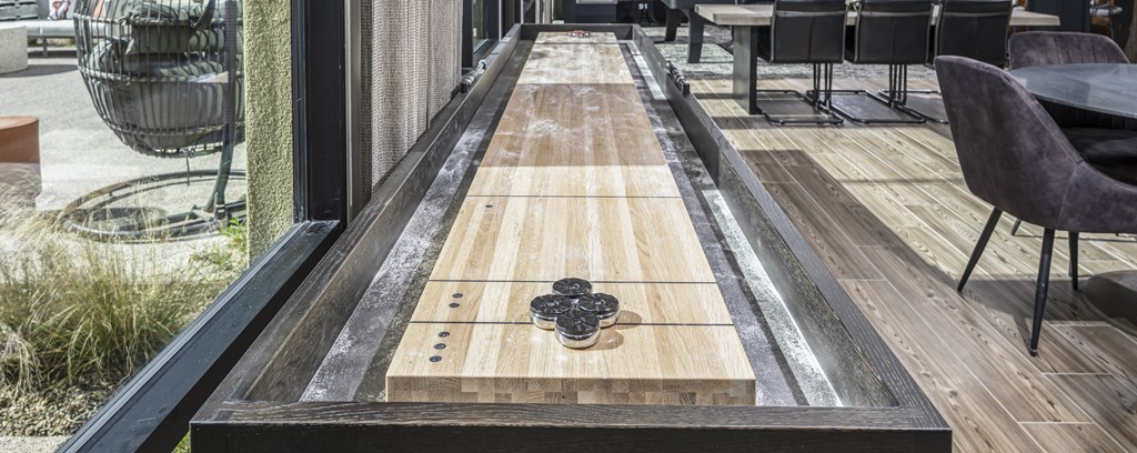 Icon at Cooley Station-clubhouse with indoor shuffleboard game