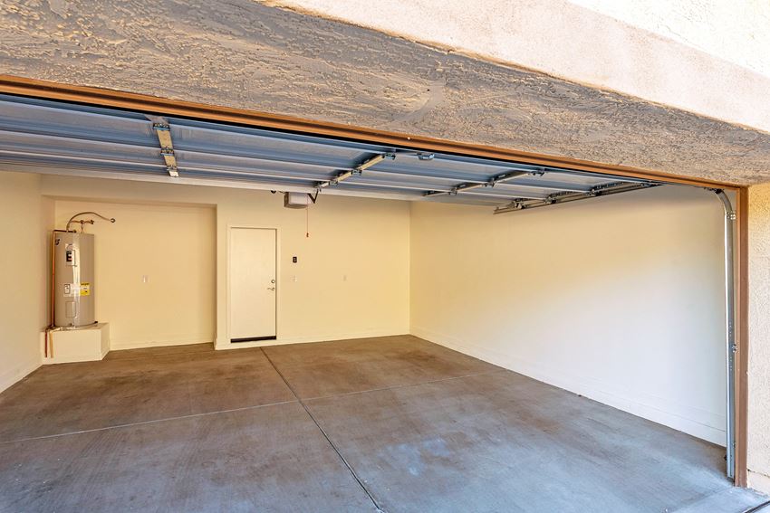 2 Car Garages adjacent to townhomes 2 Car Garage adjacent to unit showing plenty of space