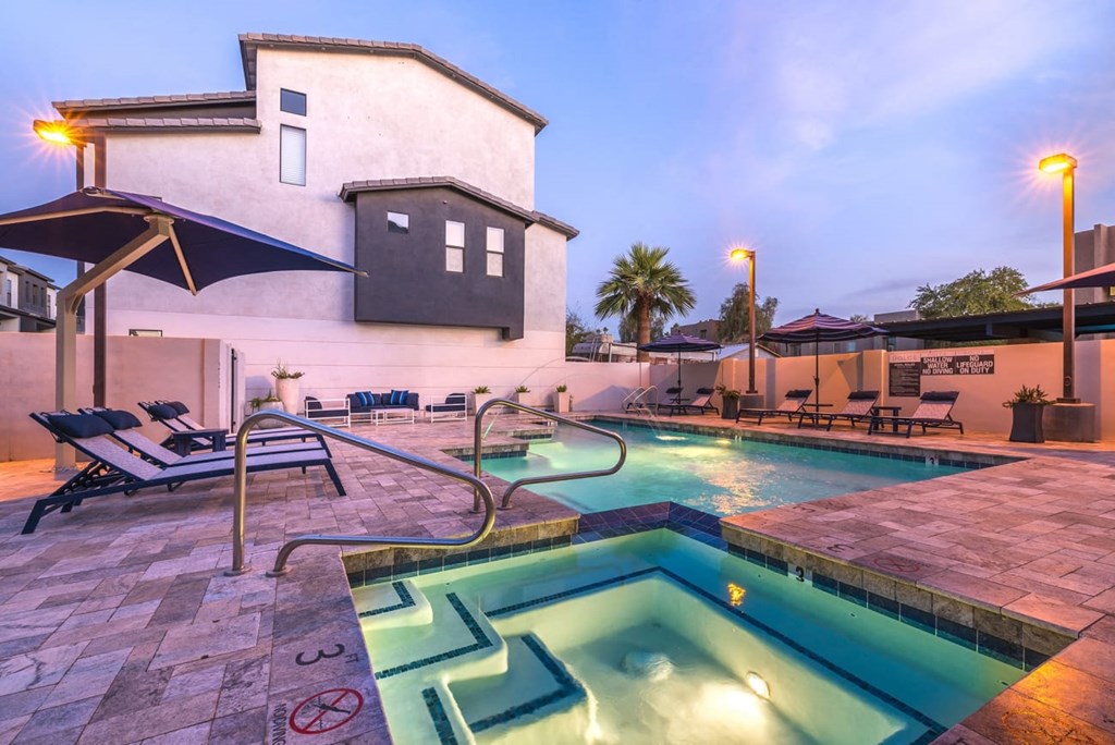 Hot Tub And Pool at Dolce Villagio Townhomes, Arizona