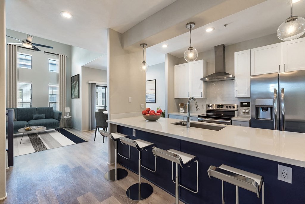 Gourmet Kitchen at Dolce Villagio Townhomes, Tempe