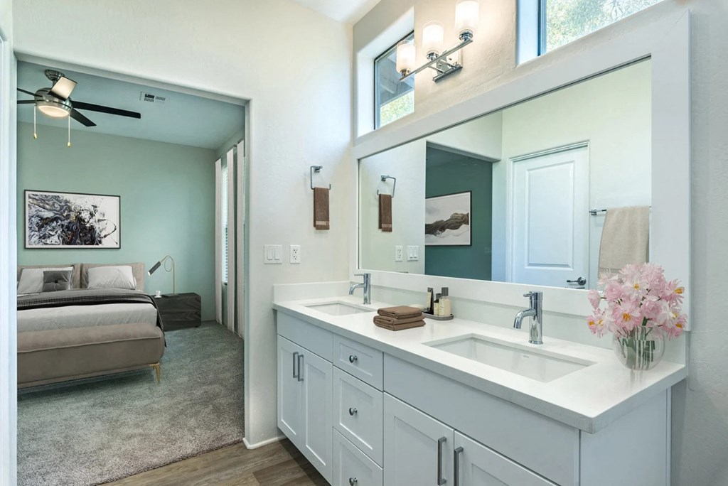 Bathroom at Dolce Villagio Townhomes, Tempe