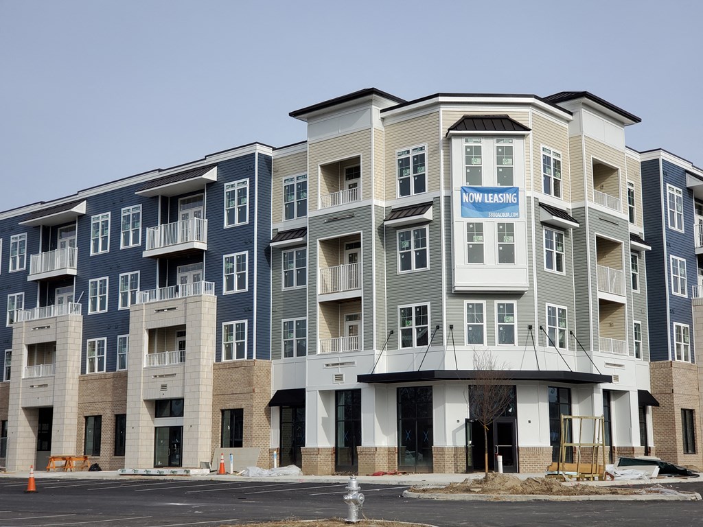 View of Building 4 under construction