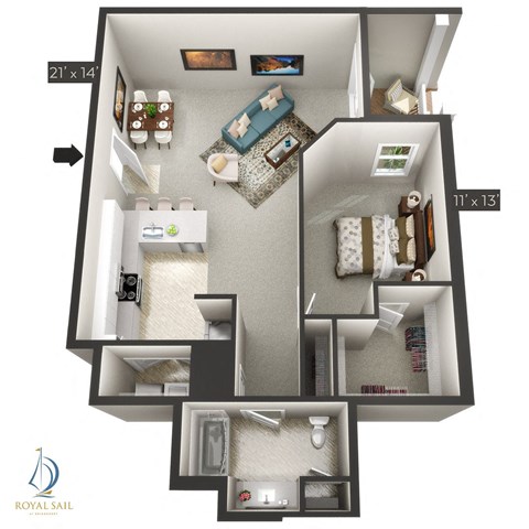 Tiller Floor Plan