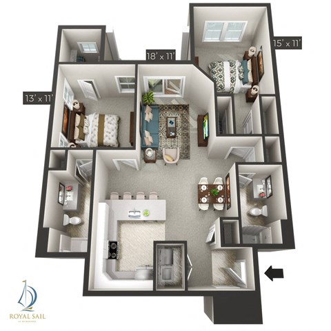 Brigantine Floor Plan