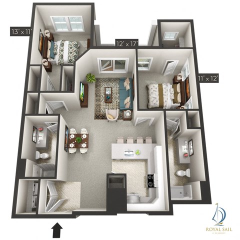 Schooner Floor Plan